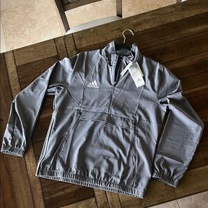 Adidas Silver Half-Zip Jacket